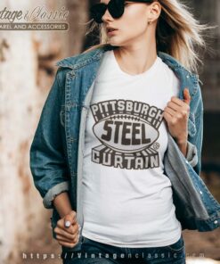 Pittsburgh Steelers Steel Curtain Vneck