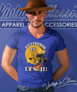 Pittsburgh Steelers Super Bowl Lviii Helmet V Neck TShirt