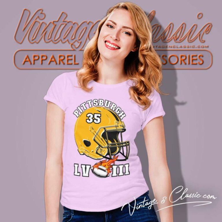 Pittsburgh Steelers Super Bowl Lviii Helmet Women TShirt Pittsburgh Steelers Super Bowl Lviii Helmet Women TShirt