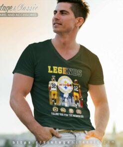 Pittsburgh Steelers Super Bowl Najee Harris And Terry Bradshaw V Neck TShirt