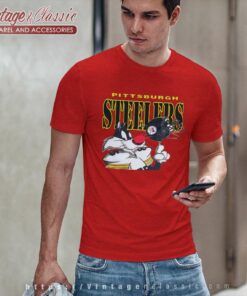Pittsburgh Steelers Sylvester Looney Tunes Nfl T Shirt