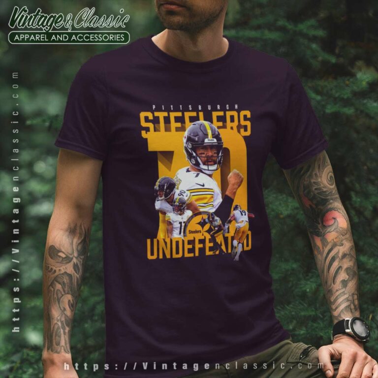 Pittsburgh Steelers Undefeated 70 T Shirt Pittsburgh Steelers Undefeated 70 T Shirt