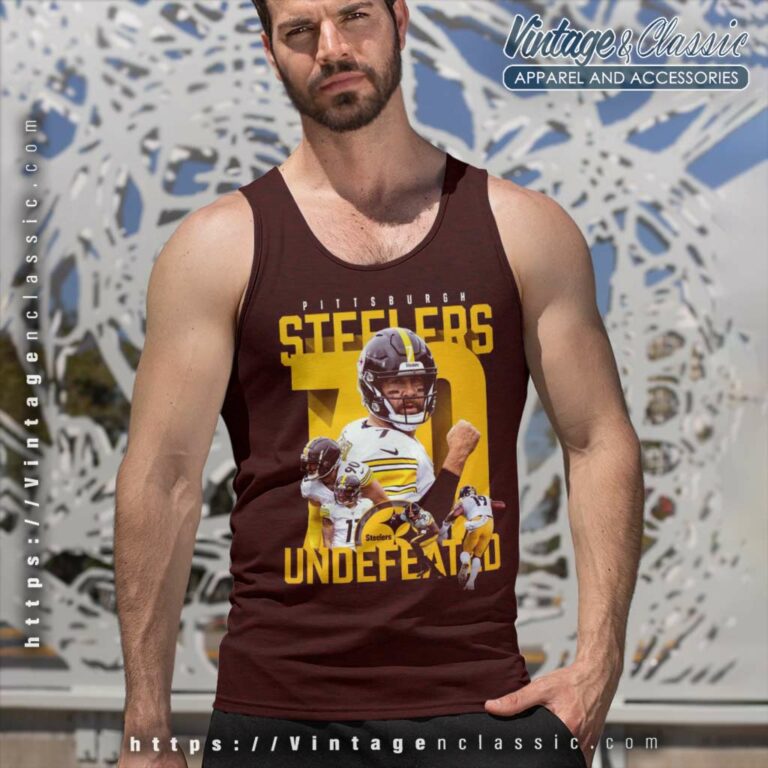Pittsburgh Steelers Undefeated 70 Tank Top Racerback Pittsburgh Steelers Undefeated 70 Tank Top Racerback