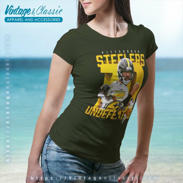 Pittsburgh Steelers Undefeated 70 Women TShirt Pittsburgh Steelers Undefeated 70 Women TShirt