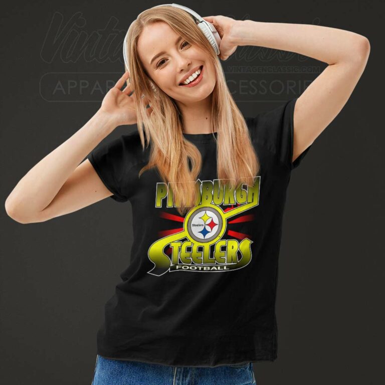Pittsburgh Steelers Vintage Nfl Graphic Women TShirt Pittsburgh Steelers Vintage Nfl Graphic Women TShirt