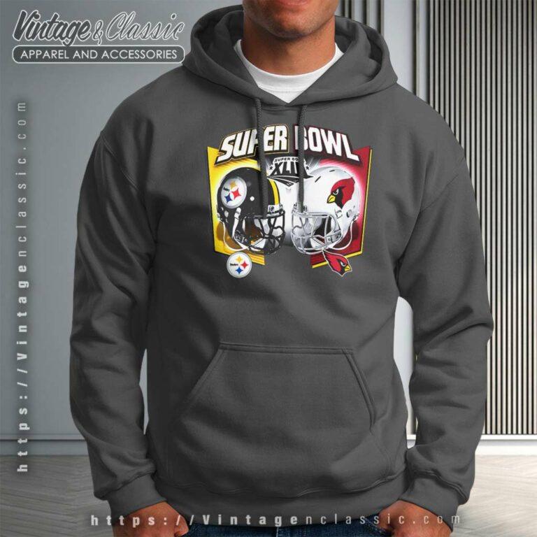 Pittsburgh Steelers Vs Arizona Cardinals Super Bowl Xliii Hoodie Pittsburgh Steelers Vs Arizona Cardinals Super Bowl Xliii Hoodie