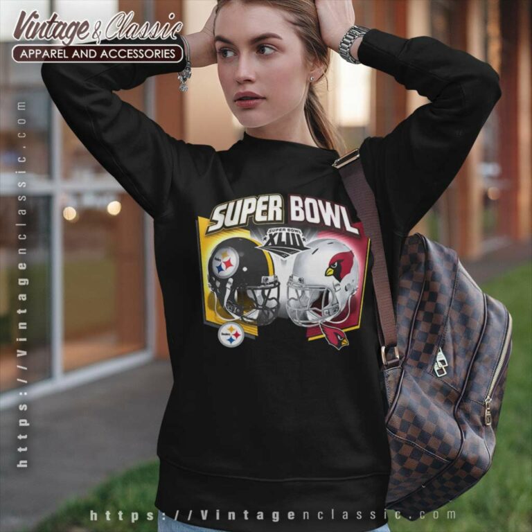 Pittsburgh Steelers Vs Arizona Cardinals Super Bowl Xliii Sweatshirt Pittsburgh Steelers Vs Arizona Cardinals Super Bowl Xliii Sweatshirt