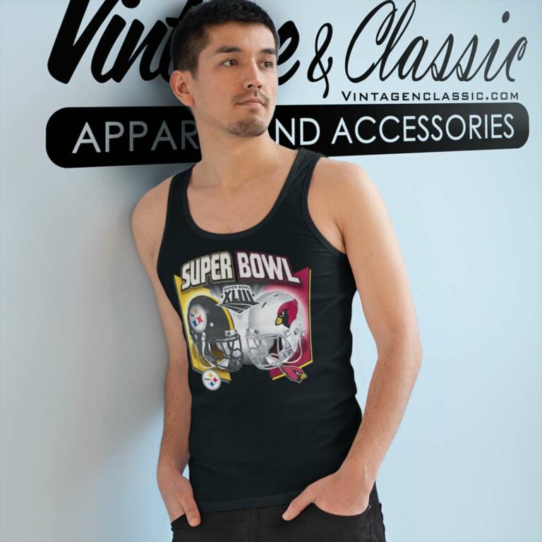 Pittsburgh Steelers Vs Arizona Cardinals Super Bowl Xliii Tank Top Racerback Pittsburgh Steelers Vs Arizona Cardinals Super Bowl Xliii Tank Top Racerback