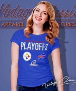 Pittsburgh Steelers Vs Buffalo Bills Nfl Playoffs 2023 Super Wild Card Weekend Women T Shirt
