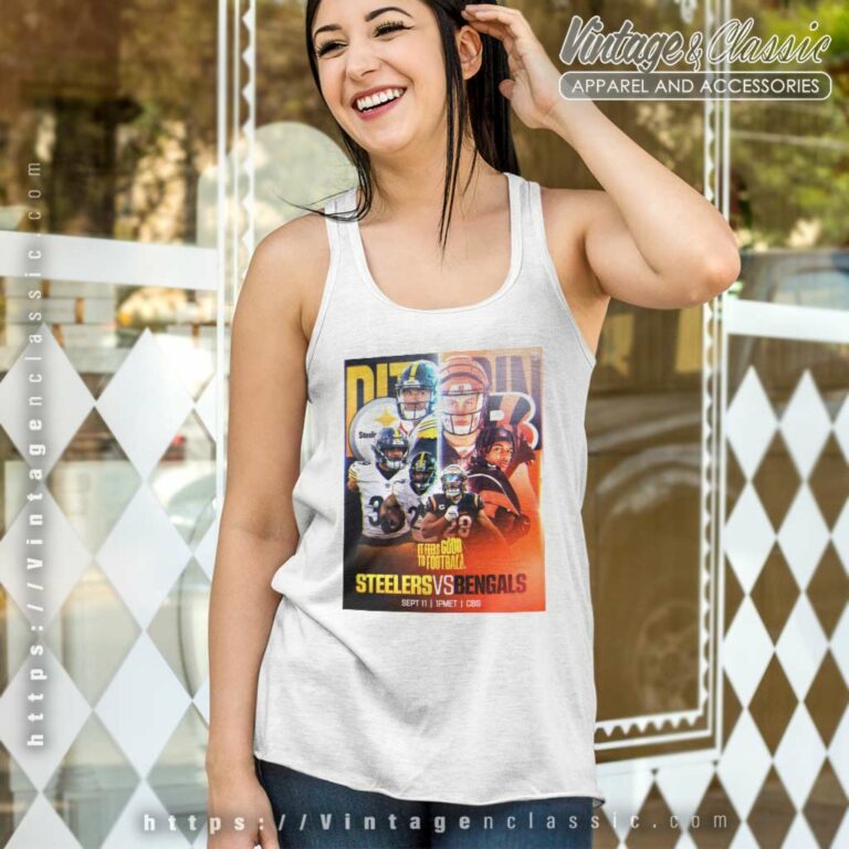 Pittsburgh Steelers Vs Cincinnati Bengals It Feels Good To Football Tank Top Racerback Pittsburgh Steelers Vs Cincinnati Bengals It Feels Good To Football Tank Top Racerback