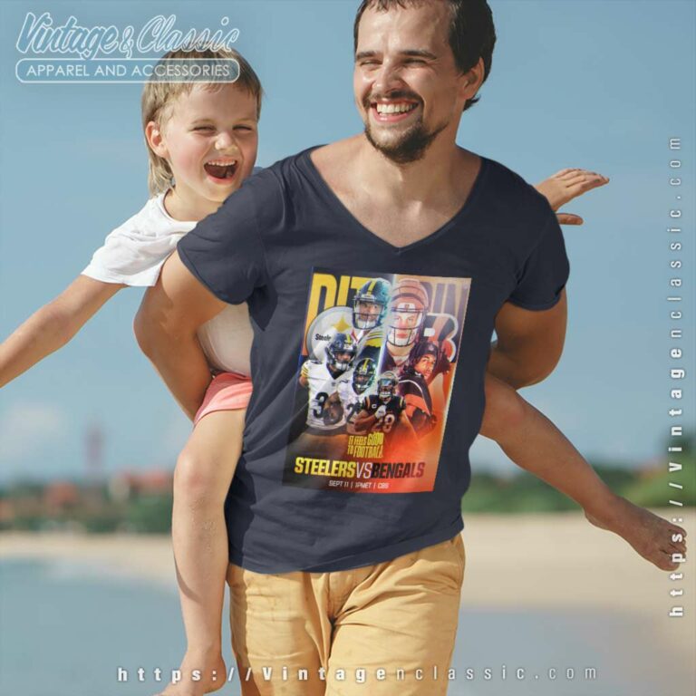 Pittsburgh Steelers Vs Cincinnati Bengals It Feels Good To Football V Neck TShirt Pittsburgh Steelers Vs Cincinnati Bengals It Feels Good To Football V Neck TShirt