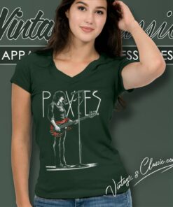 Pixies Fan Art Kim Deal V Neck TShirt
