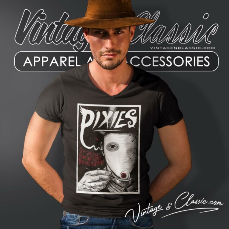 Pixies Los Angeles V Neck TShirt Pixies Los Angeles V Neck TShirt