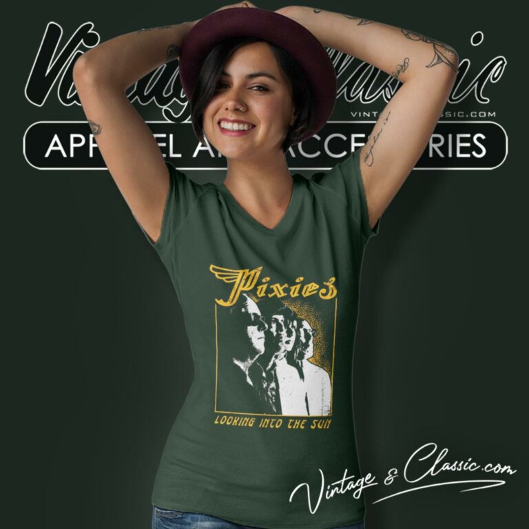 Pixies Shirt Looking Into The Sun V Neck TShirt Pixies Shirt Looking Into The Sun V Neck TShirt