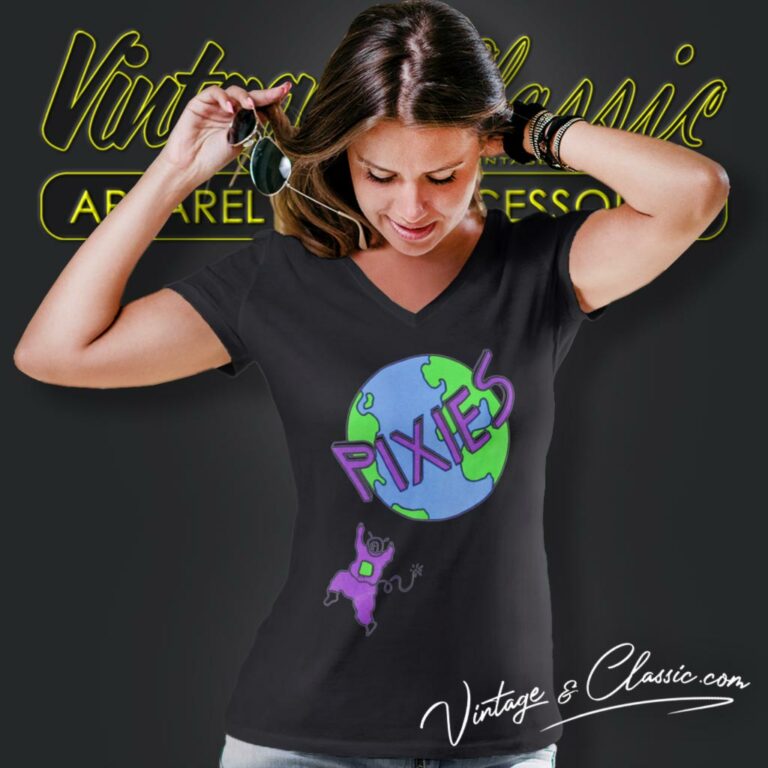 Pixies Shirt Trompe Le Monde V Neck TShirt Pixies Shirt Trompe Le Monde V Neck TShirt