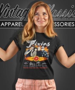 Pixies Thank You For The Memories Signatures Women T Shirt