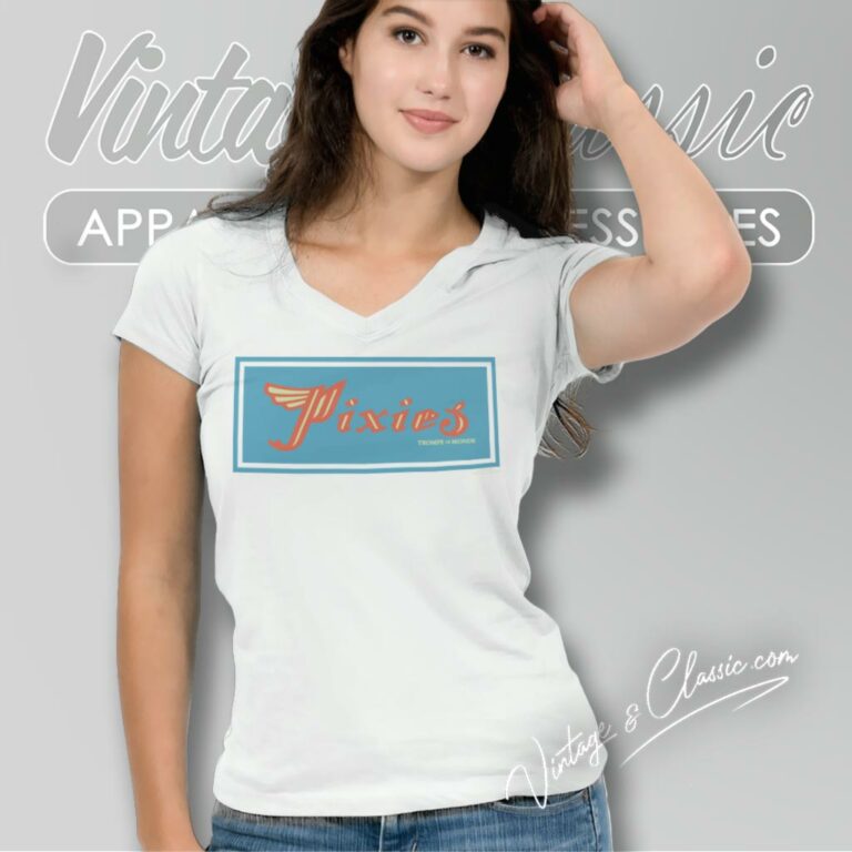 Pixies Trompe Le Monde V Neck TShirt Pixies Trompe Le Monde V Neck TShirt