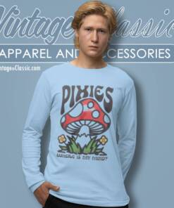 Pixies Where Is My Mind Mushroom Long Sleeve Tee