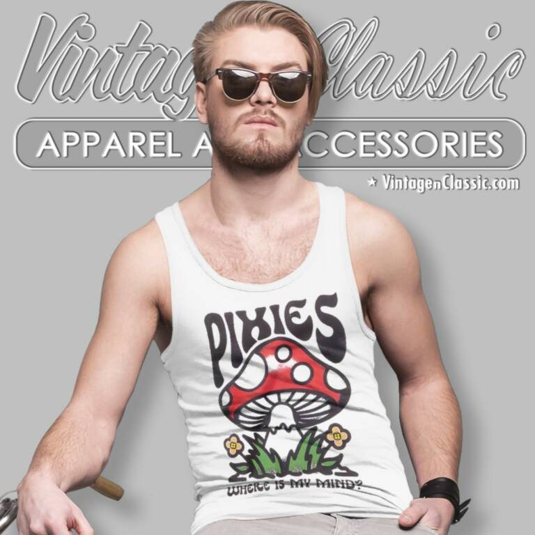Pixies Where Is My Mind Mushroom Tank Top Racerback Pixies Where Is My Mind Mushroom Tank Top Racerback
