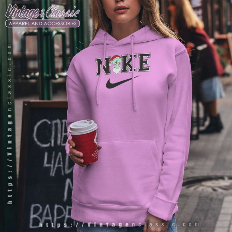 Plankton And Baby Spongebob Nike Logo Christmas Hoodie Plankton And Baby Spongebob Nike Logo Christmas Hoodie
