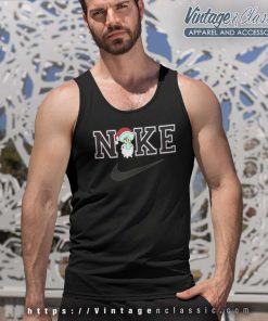 Plankton And Baby Spongebob Nike Logo Christmas Tank Top Racerback