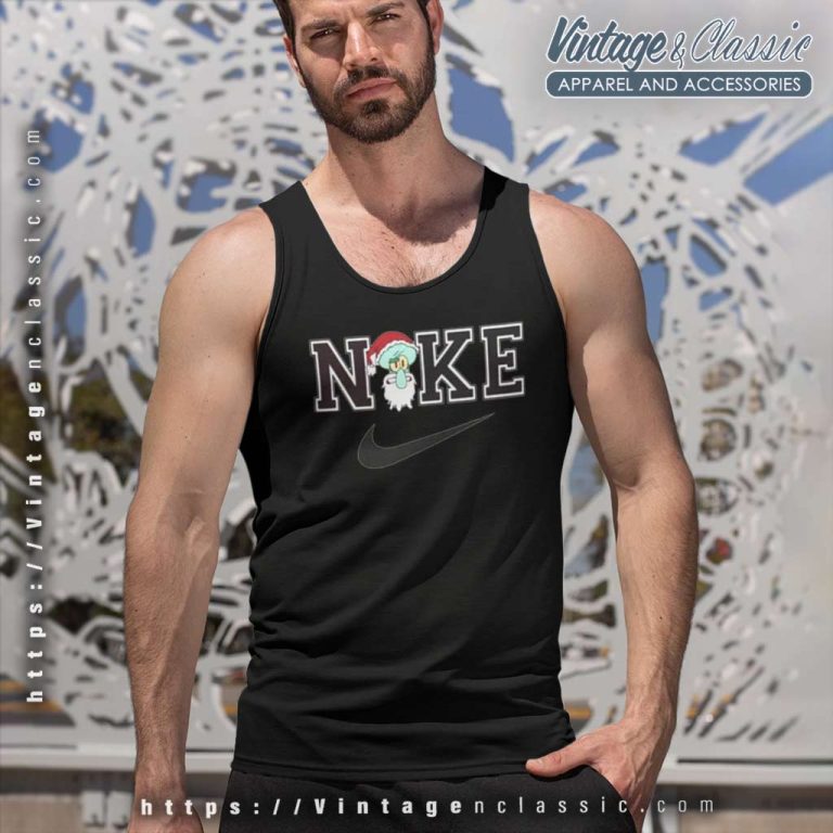 Plankton And Baby Spongebob Nike Logo Christmas Tank Top Racerback Plankton And Baby Spongebob Nike Logo Christmas Tank Top Racerback