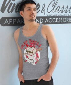 Play Ball Cincinnati Reds Mascot Tank Top Racerback