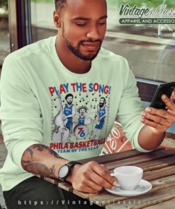 Play The Song Sixers Joel Embiid 76ers Phila Sweatshirt