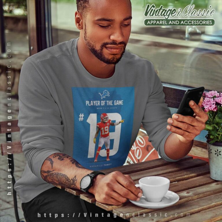 Player Of The Game Number 19 Kadarius Toney Detroit Lions Vs Kansas City Chiefs Nfl Kickoff 2023 Sweatshirt Player Of The Game Number 19 Kadarius Toney Detroit Lions Vs Kansas City Chiefs Nfl Kickoff 2023 Sweatshirt