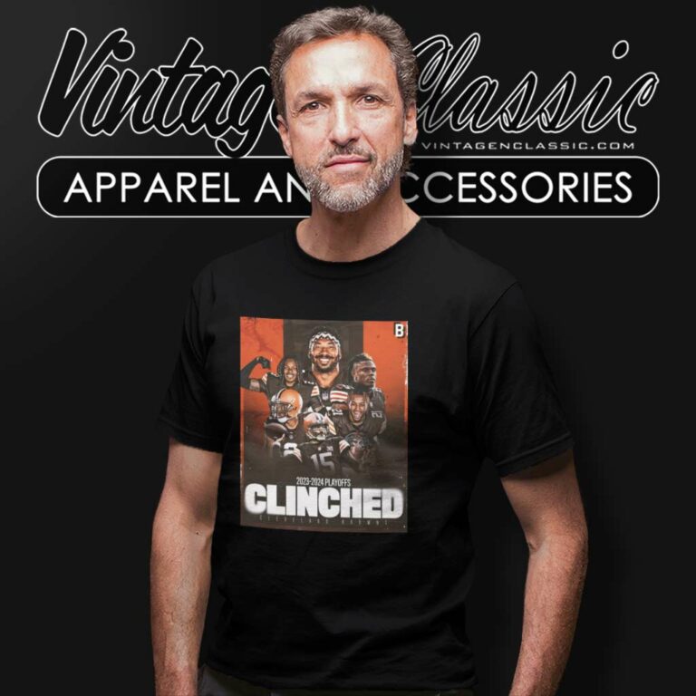 Playoff Cleveland Browns Clinched T Shirt Playoff Cleveland Browns Clinched T Shirt
