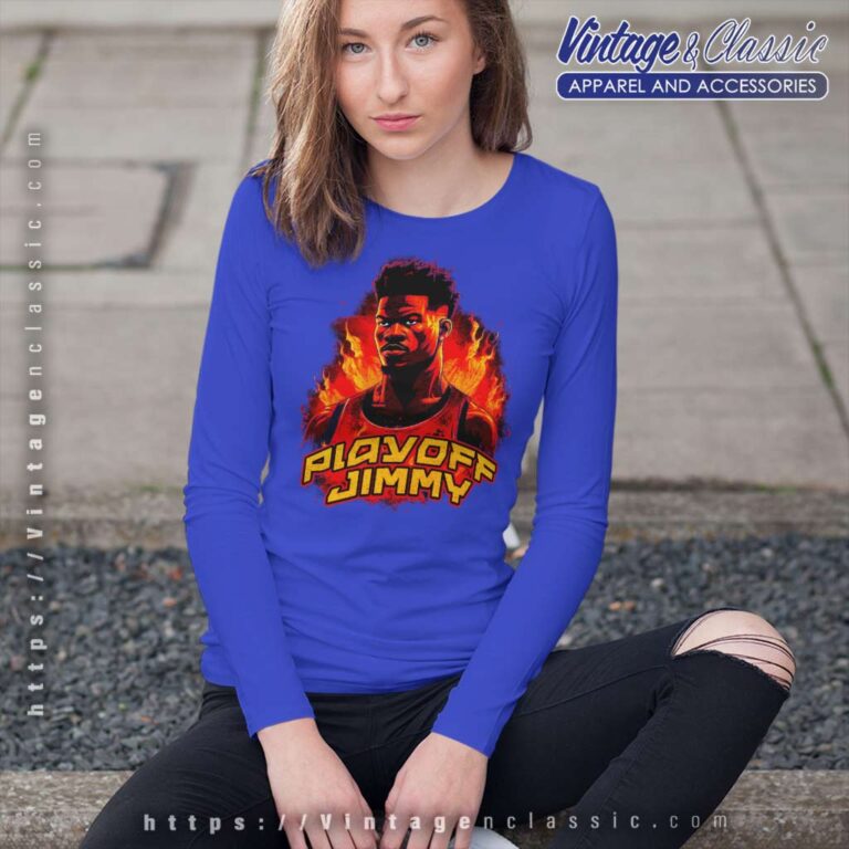 Playoff Jimmy Butler Miami Heat Long Sleeve Tee Playoff Jimmy Butler Miami Heat Long Sleeve Tee