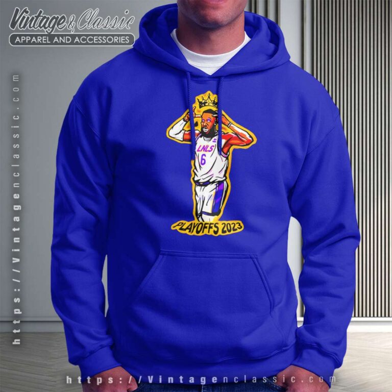 Playoffs 2023 Late Night Show The King James Lakers Hoodie Playoffs 2023 Late Night Show The King James Lakers Hoodie
