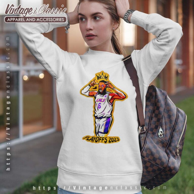 Playoffs 2023 Late Night Show The King James Lakers Sweatshirt Playoffs 2023 Late Night Show The King James Lakers Sweatshirt