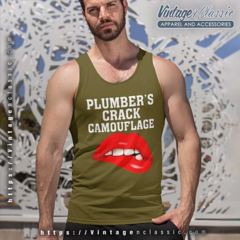 Plumbers Crack Camouflage Tank Top Racerback Plumbers Crack Camouflage Tank Top Racerback