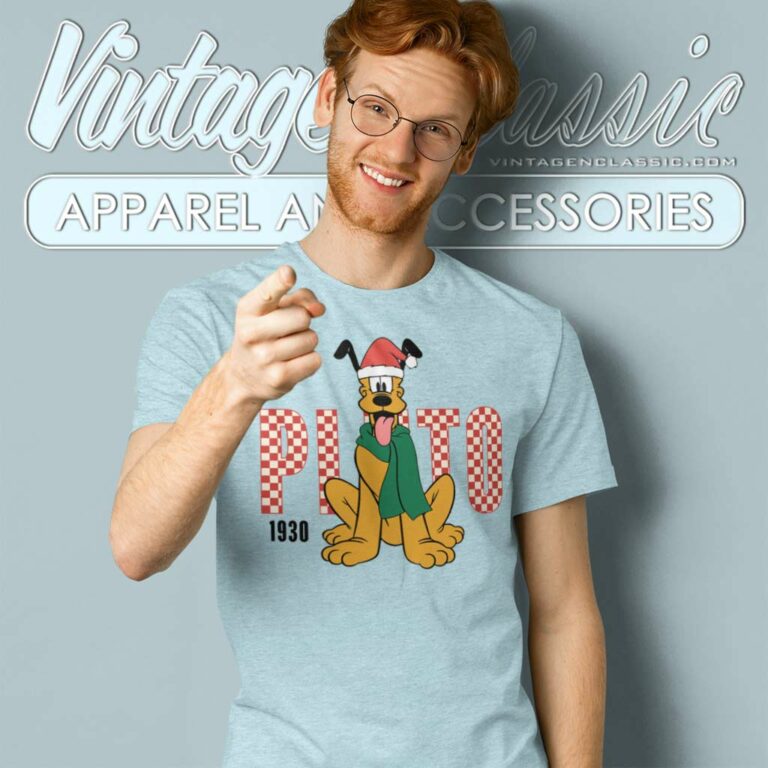 Pluto Santa Disney Christmas T Shirt Pluto Santa Disney Christmas T Shirt