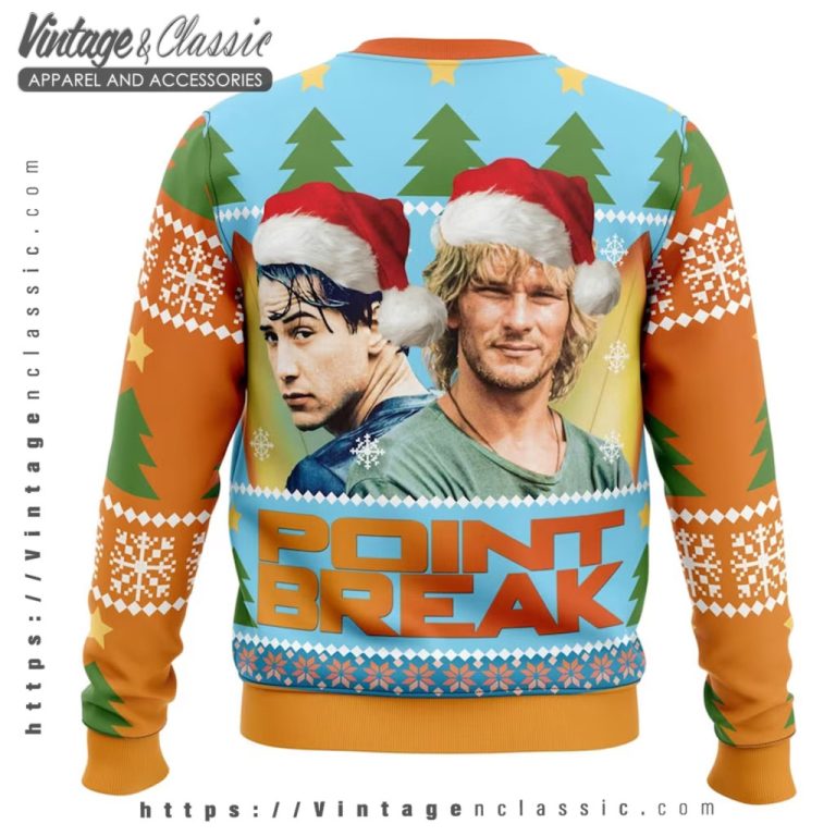 Point Break Keanu Reeves Ugly Christmas Sweater back Ugly Sweater Point Break Keanu Reeves Ugly Christmas Sweater back Ugly Sweater