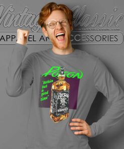 Poison Concert Band Tour Whiskey Long Sleeve Tee