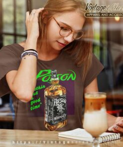 Poison Concert Band Tour Whiskey Women TShirt