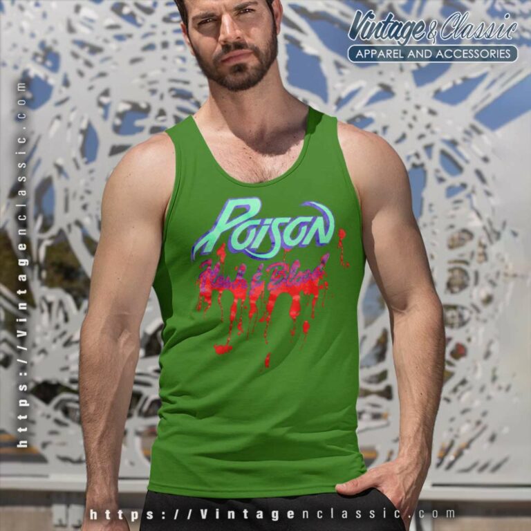 Poison Flesh Blood Tank Top Racerback Poison Flesh Blood Tank Top Racerback
