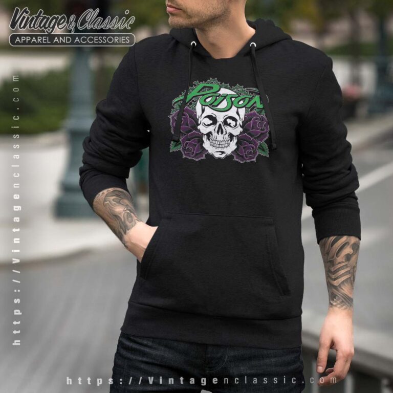 Poison Purple Rose Men Hoodie Poison Purple Rose Men Hoodie
