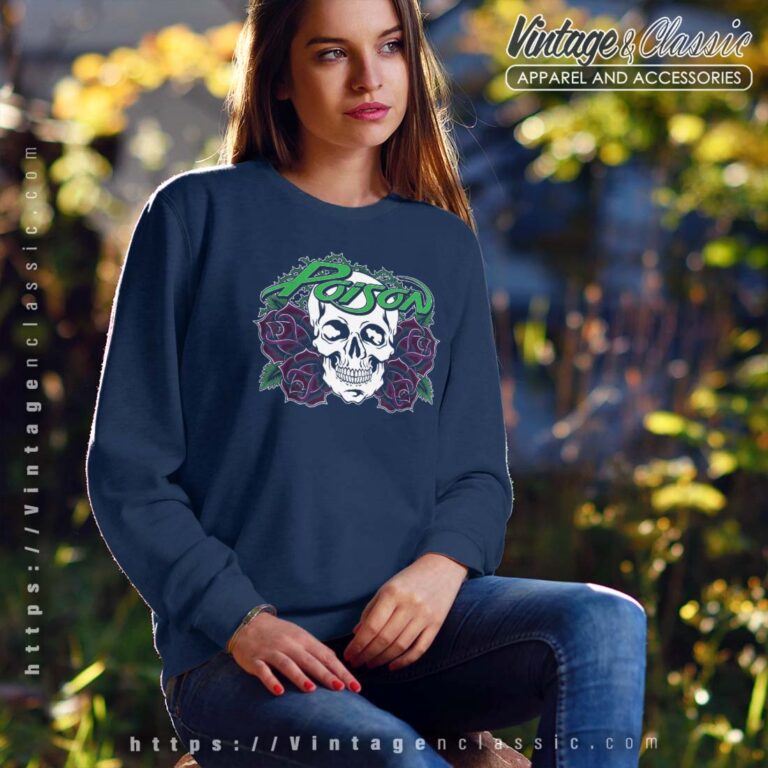 Poison Purple Rose Sweatshirt Poison Purple Rose Sweatshirt