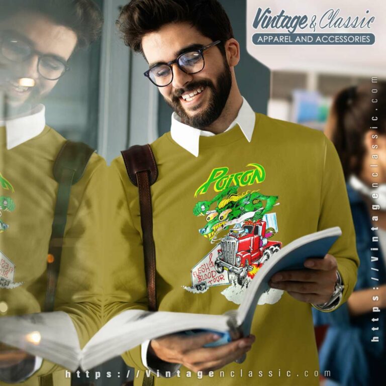 Poison Shirt Flesh And Blood Tour Sweatshirt Poison Shirt Flesh And Blood Tour Sweatshirt