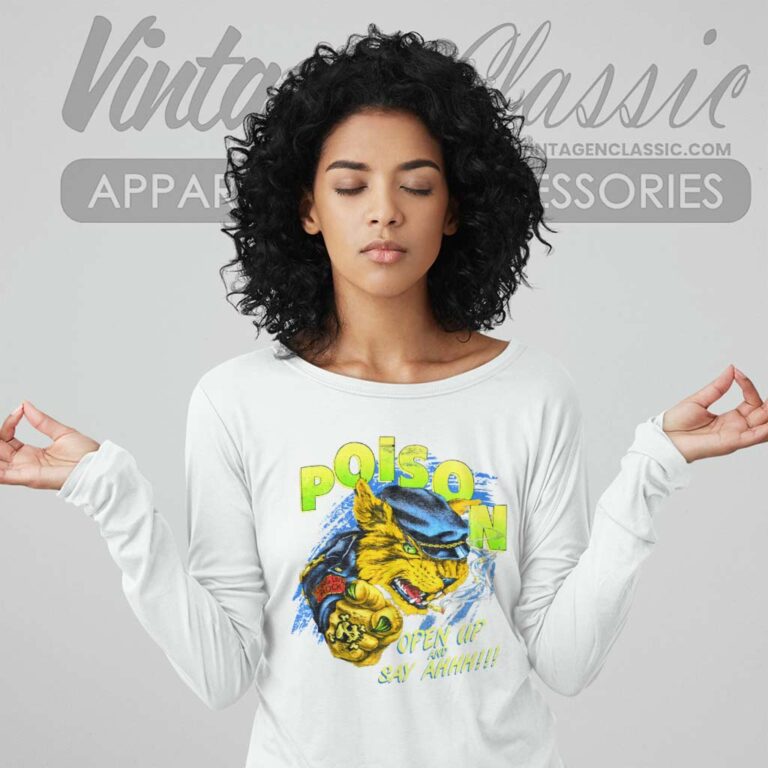 Poison Shirt Open Up And Say Ahh Long Sleeve Tee Poison Shirt Open Up And Say Ahh Long Sleeve Tee