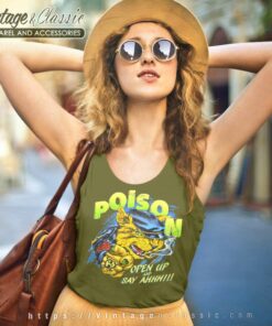 Poison Shirt Open Up And Say Ahh Tank Top Racerback