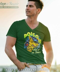 Poison Shirt Open Up And Say Ahh V Neck TShirt