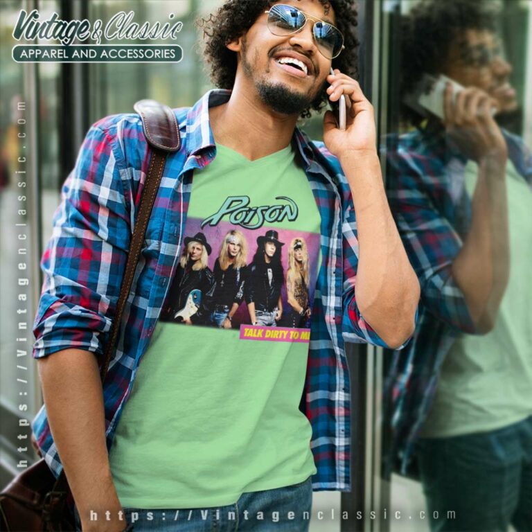 Poison Shirt Talk Dirty To Me V Neck TShirt Poison Shirt Talk Dirty To Me V Neck TShirt