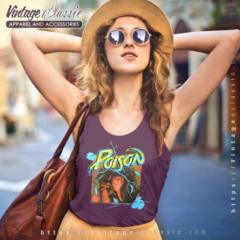 Poison Tour 1989 Tank Top Racerback Poison Tour 1989 Tank Top Racerback
