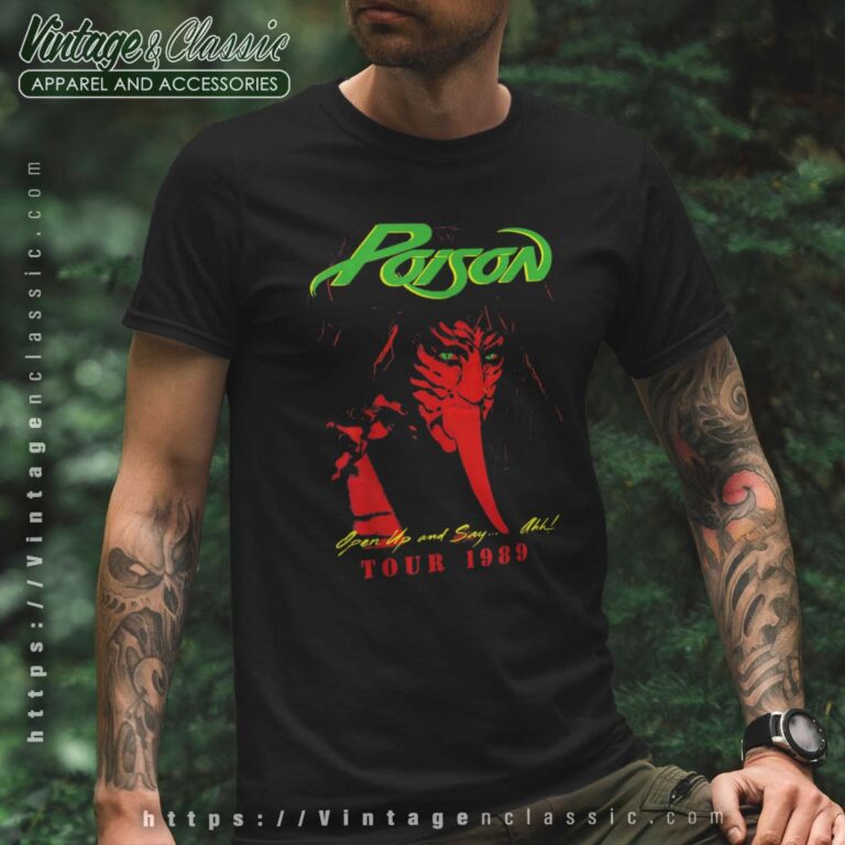 Poison Tour 1989 Tshirt Poison Tour 1989 Tshirt