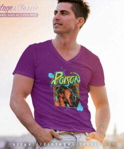 Poison Tour 1989 V Neck TShirt