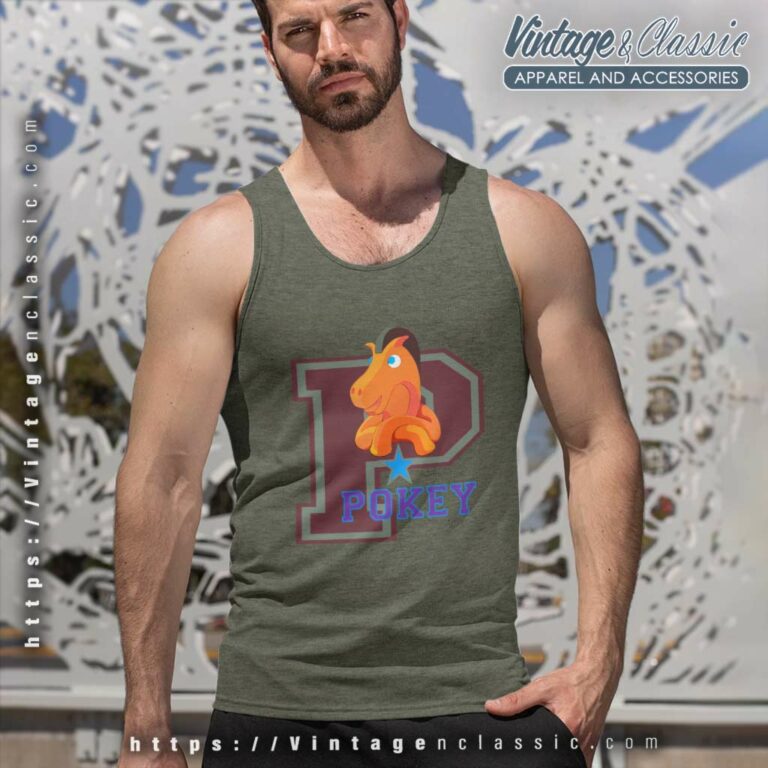 Pokey In Gumby Tank Top Racerback Pokey In Gumby Tank Top Racerback